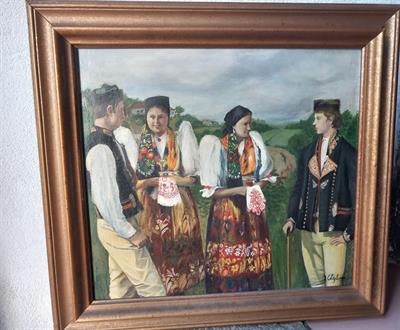 Chodské kroje, plzeňský malíř Vratislav Chejlava *1908