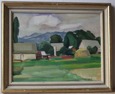 Podhorská vesnice - sign - Olej