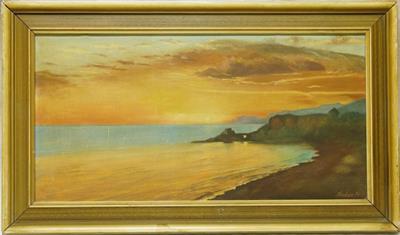 Středomořský motiv - sign. ANDREE 1974 olejomalba na plátně