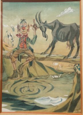 Josef Novák: "Vodník a kozel"