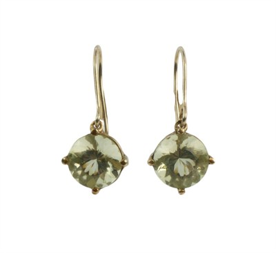 Stříbrné náušnice se zelenými kameny