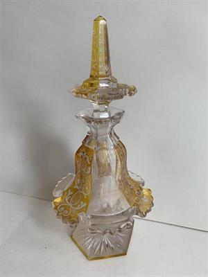 Biedermeier skleněný flakon