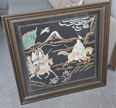 Japonský nebo Čínský obraz válečníků
