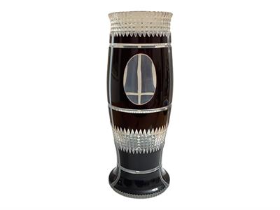 Vysoká váza moderna, Johann Oertel, Haida, 1915