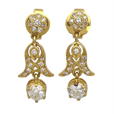 Zlaté náušnice s přírodními diamanty 1,36 ct + certifikát