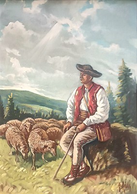 Hála: Bača s ovcemi.