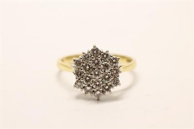 Zlatý prsten s diamanty