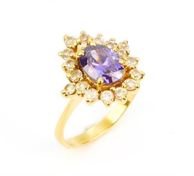 Zlatý prsten s amteystem