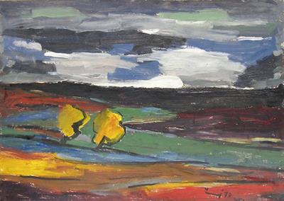 Jaroslav Černy - Dva stromy v krajině