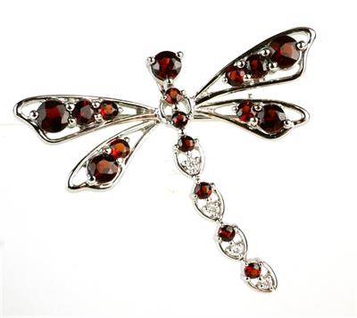 Zlatá brož ve tvaru vážky