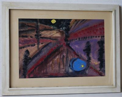 M. Cossa Kadlec - Krajina se studnou - Olej