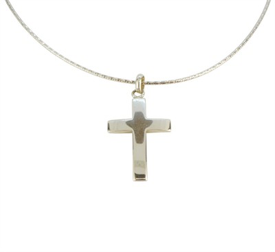 Zlatý náhrdelník s křížkem