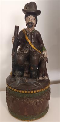 Dóza s myslivcem z r.1894!