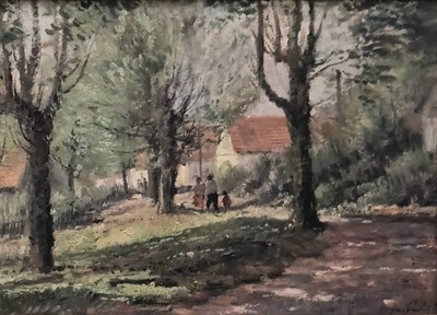 Josef Procházka: Na návsi.