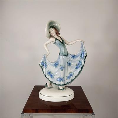Porcelánová figura tanečnice Katzhütte