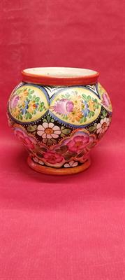 Krásná ručně malovaná váza keramika Klenčí