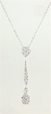 Zlatý náhrdelník s diamanty