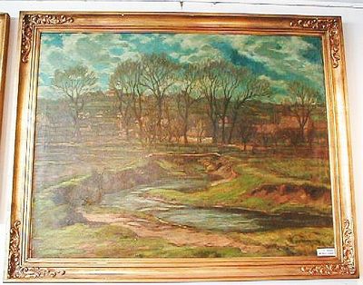 František Vavřina,  olej na plátně