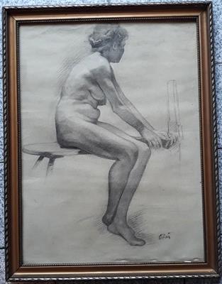 Porš Gustav: Ženský akt.