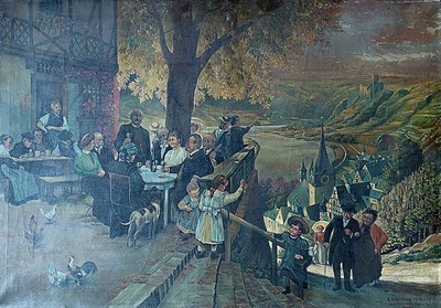 F.Schilling podle Paula Heye: Večer nad Moselou.