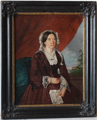 Johann Jeremias - Žena s dopisem - Olej