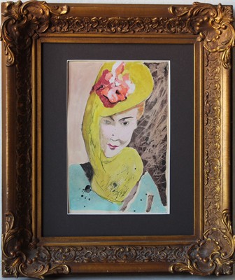 Josef Liesler - Dáma ve žlutém klobouku