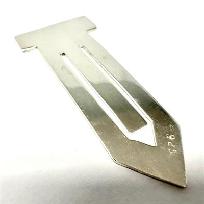 Stříbrná záložka do knihy