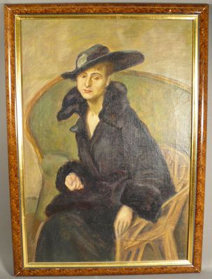 Zdena Burghauserová, Portrét Libuše Freslové, r. 1916