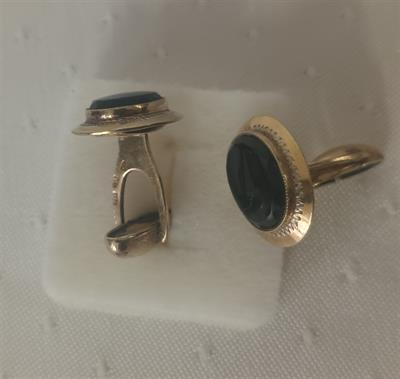 Manžetové knoflíčky zlacené stříbro