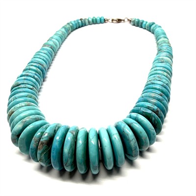 Designový náhrdelník z tyrkysového magnezitu