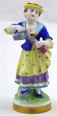 Volkstedt Rudolstadt - Dívka s lahví vína