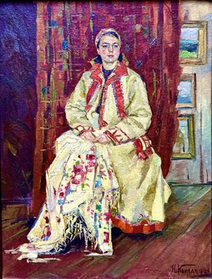 Nadezhda Dmitrievna Kompaniets-Kiyanchenko: V atelieru