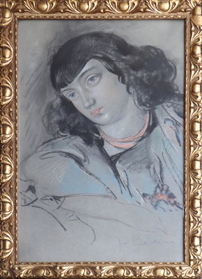 Jan Dědina - Portrét černovlasého mladíka