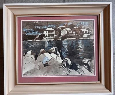 Pobřeží Jadranu, malíř Vlastimil Syrový, * 1952