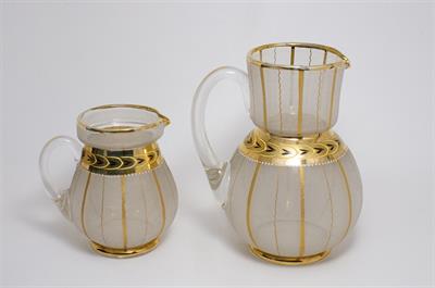 Pár džbánků styl ART - DECO J. & L. Lobmeyr Kamenický Šenov