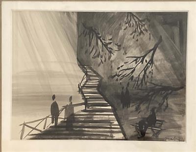 Josef Svoboda originál pro Leoš Janáček, Národní divadlo