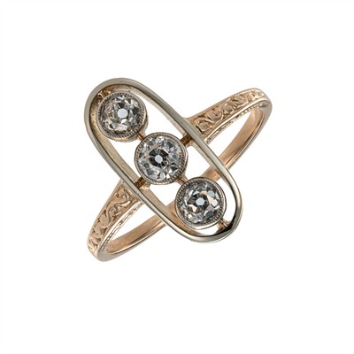Diamantový prsten ze žlutého zlata 0,48 ct