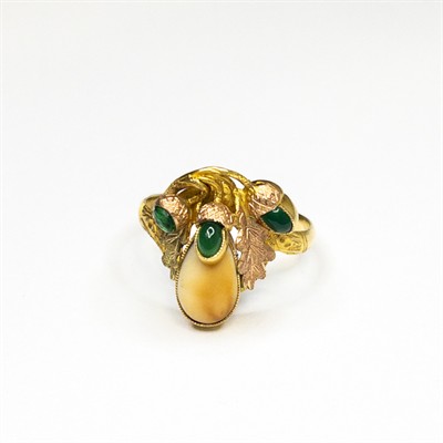 Zlatý prsten s grandlí