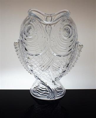 Ikonická váza "Poissons Siamois" sklárna Baccarat pro GALLÉ