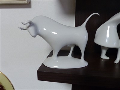 BRUSEL BÝK JAROSLAV JEŽEK ROYAL DUX cca 1959