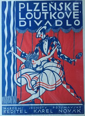 Plakát - Plzeňské loutkové divadlo (Skupa/Spejbl a Hurvínek)