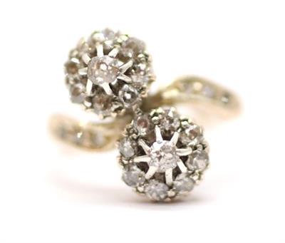 Zlatý prsten s diamanty