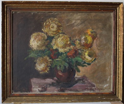 Marie Neubertová - Květinové zátiší - Olej