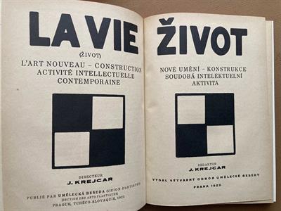 ŽIVOT / LA VIE II. SBORNÍK NOVÉ KRÁSY, Jaromír Krejcar