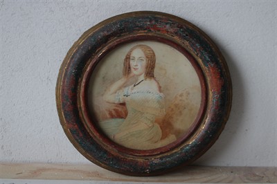 Portret damy, kvaš