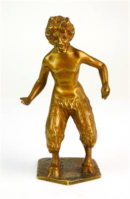 Faun - bronzová soška