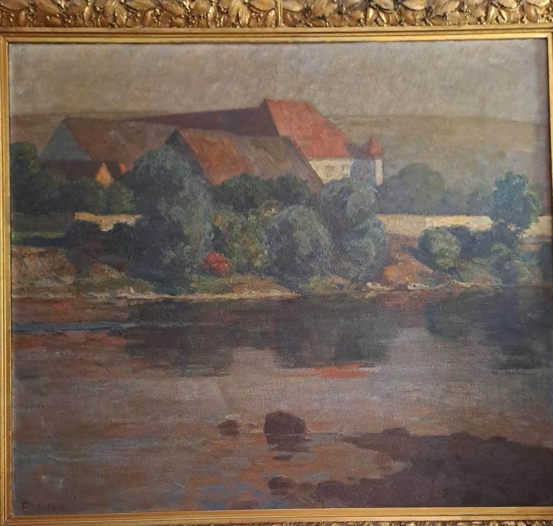 Emanuel Hegenbarth,Statek u řeky