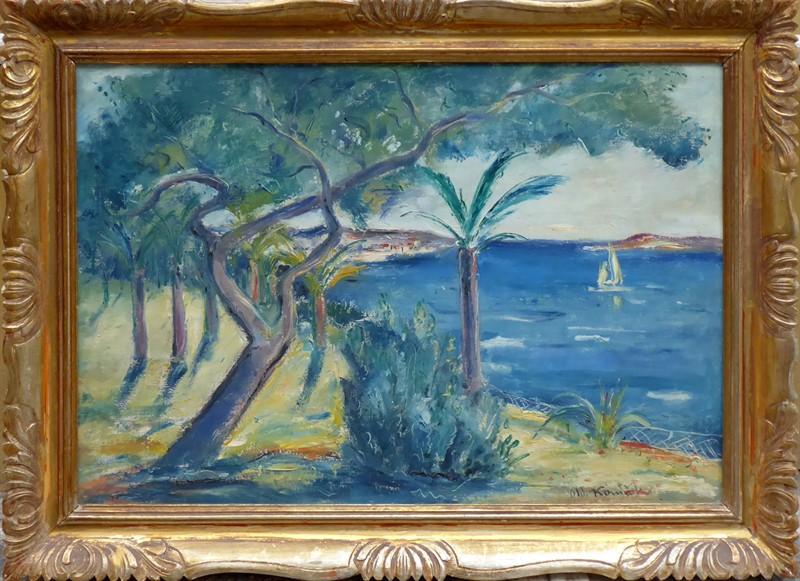 Oldřich Koníček - Palma u moře, Francouzská Riviéra