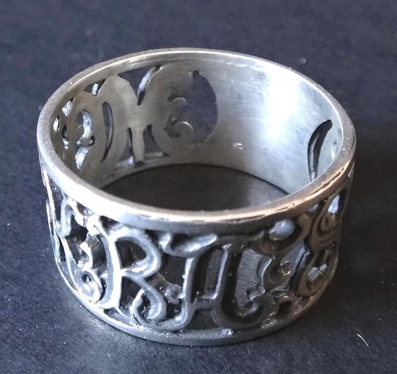 Stříbrný prstýnek z olympiády v Moskvě