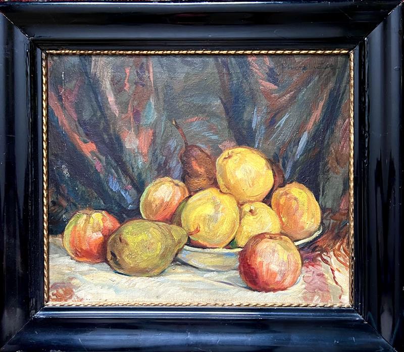 František Hoplíček: Zátiší s ovocem